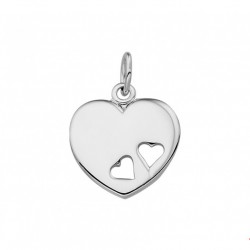 Zilveren Graveer hart gestanste hartjes1324611 - 10028524