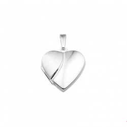 Zilveren Medaillon hart mat/glans 13.23372 - 10029388