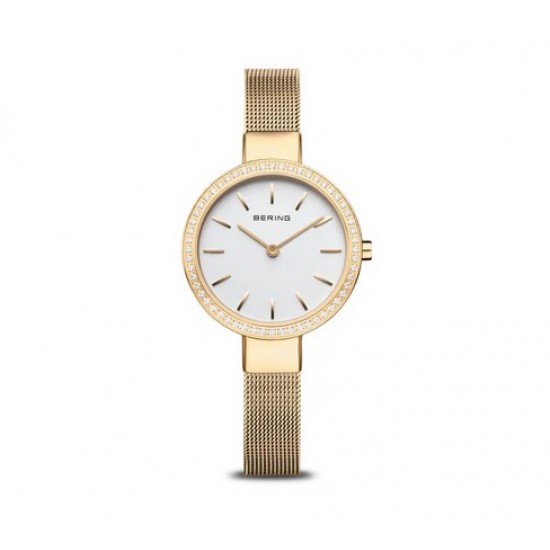 Bering dames horloge classic double zirkonia rand 16831-334 - 10032710