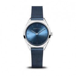 Bering ultra slim horloge blauw 17031-307 - 10031971