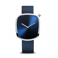 Bering horloge pebbele blauw  18040-307 - 10032574