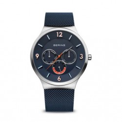 Bering heren horloge classic  blauw  33441-307 - 10032555