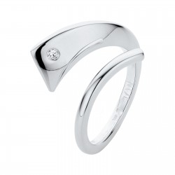 N()L zilveren ring AG04149 1XBR 0.04 maat 17.5 - 10026044