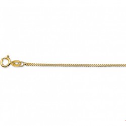 Gouden gourmette collier 45cm  1,2 mm - 10028896