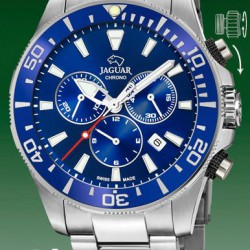 Jaguar heren horloge blauwe wijzerplaat chrono J861/2 - 10029653