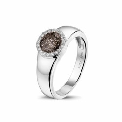 SeeYou zilveren ring met zirkonia Rond RG 021-56 - 10029757