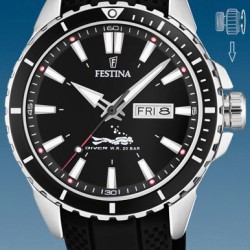 Festina heren horloge duik zwart  f20378/1 - 10030192