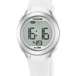calypso wit digitaal horloge k5677/1 - 10032440