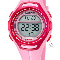 calypso lichtroze /fucsia digitaal horloge  k5727/2 - 10032445
